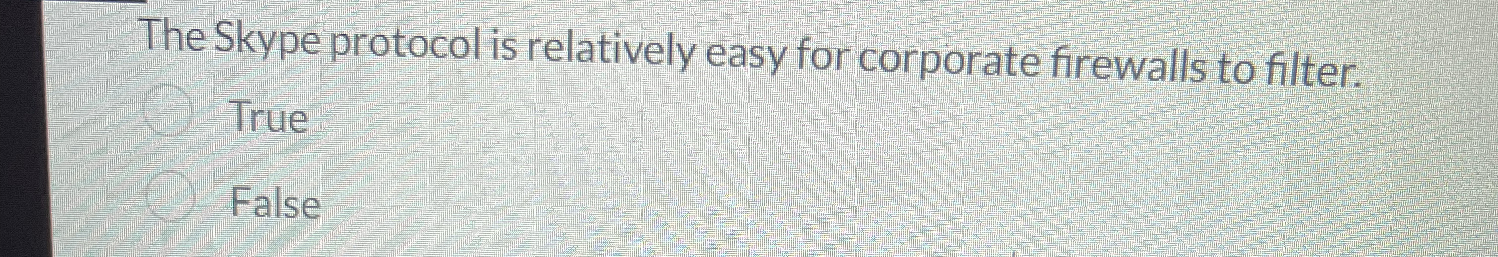 The Skype protocol is relatively easy for