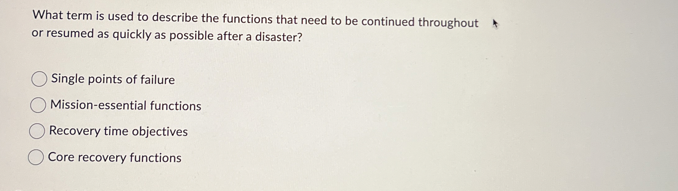 What term is used to describe the functions that