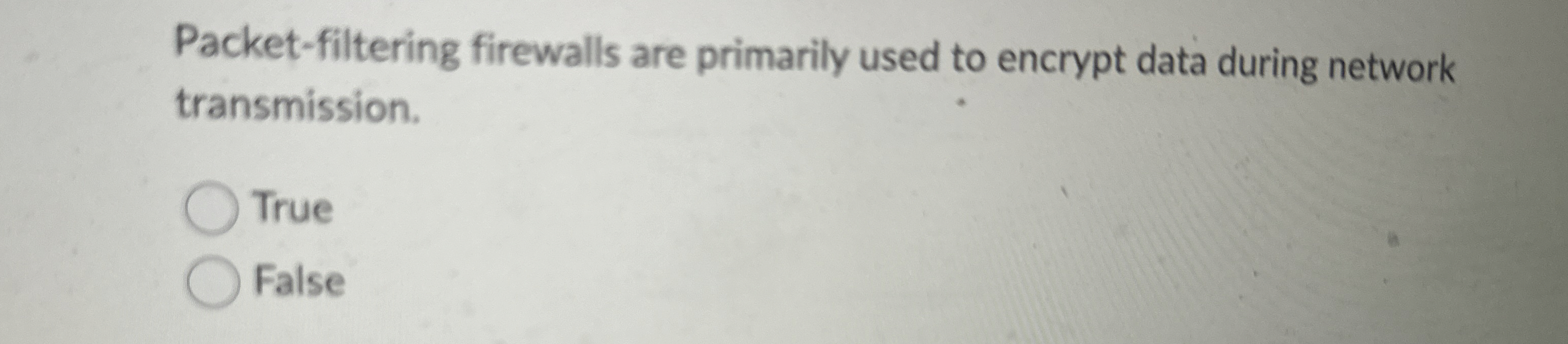 Packet - filtering firewalls are primarily used