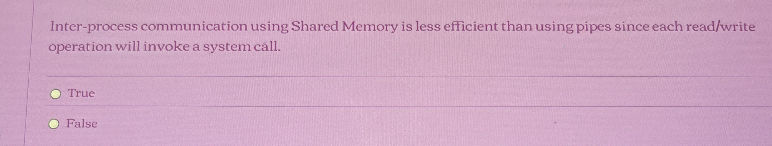 Inter - process communication using Shared Memory
