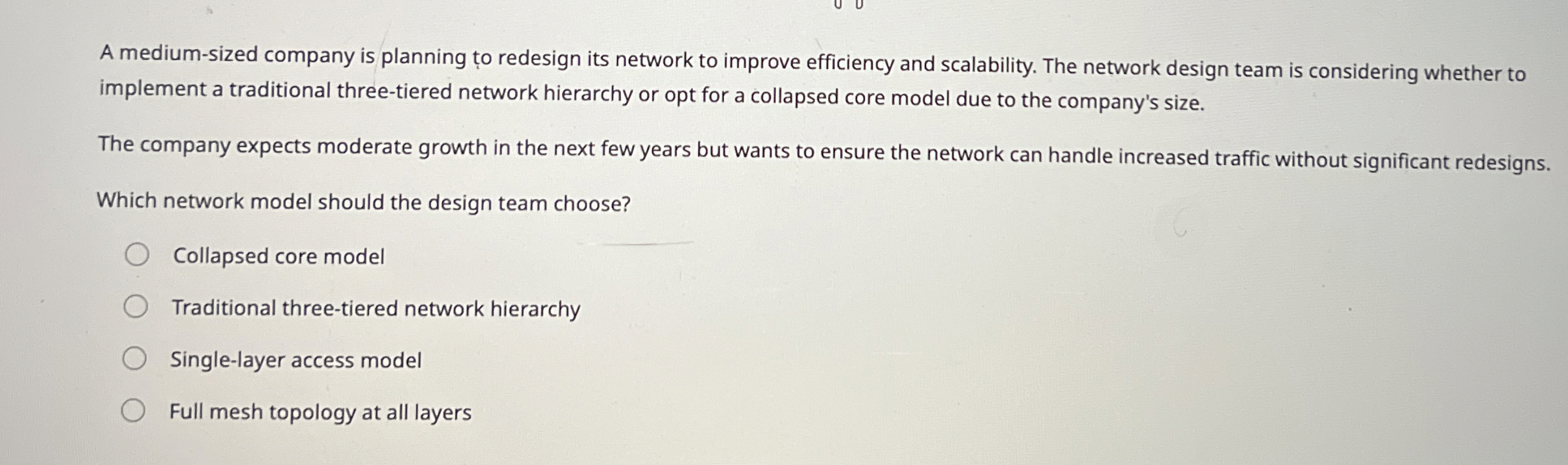 A medium - sized company is planning to redesign