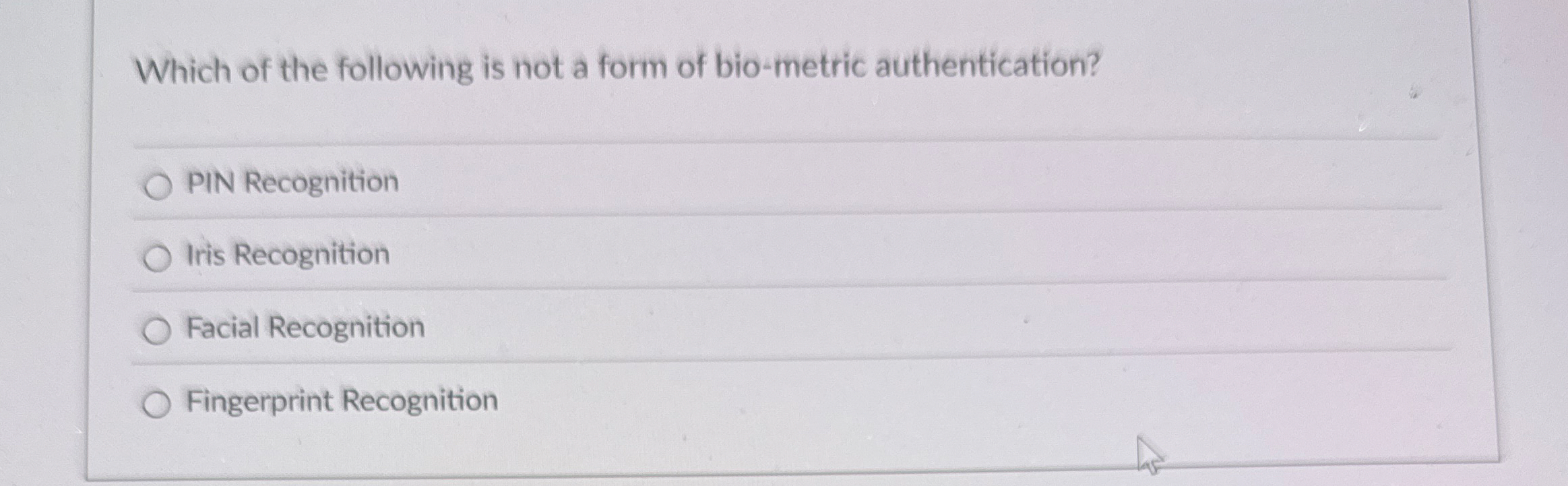 Which of the following is not a form of bio -