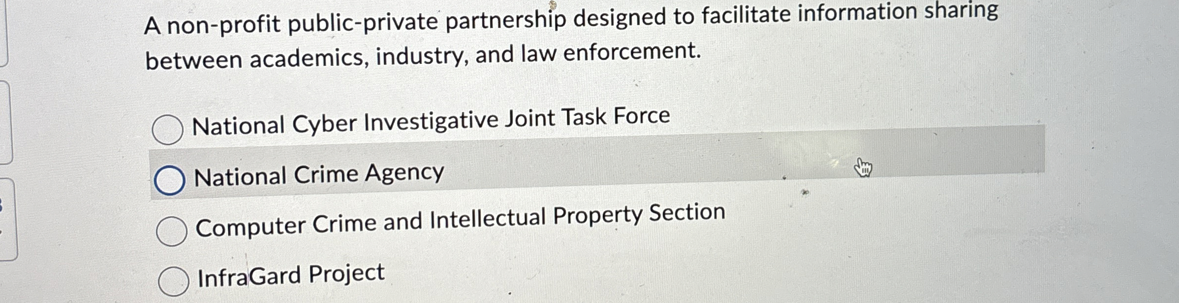 A non - profit public - private partnership