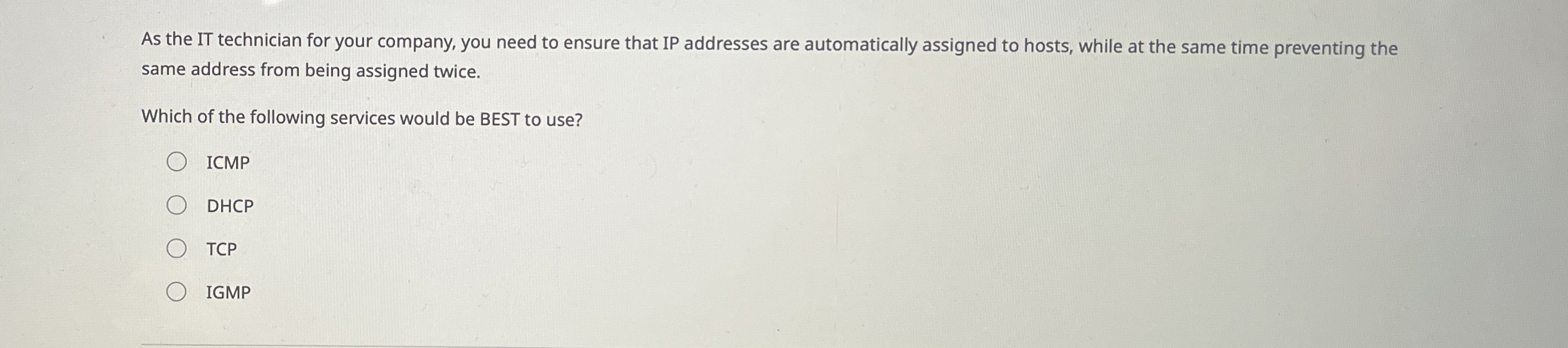As the IT technician for your company, you need