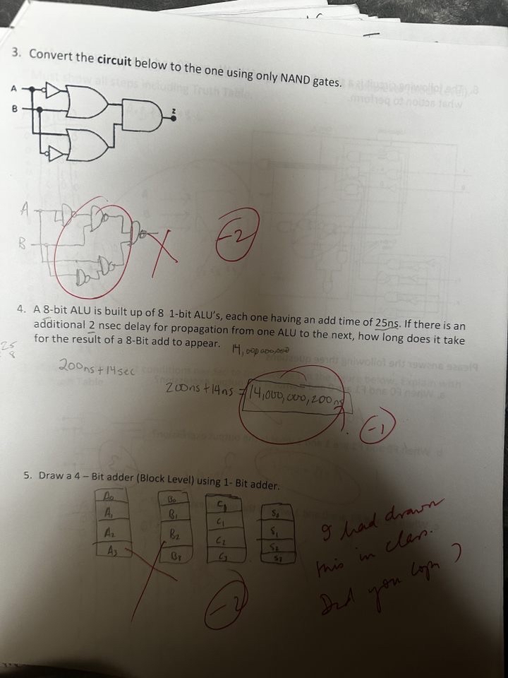 Convert the circuit below to the one using only