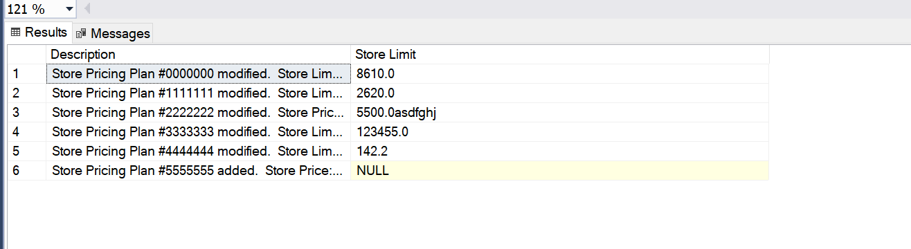 I understand why you used LTRIM but I ' m still