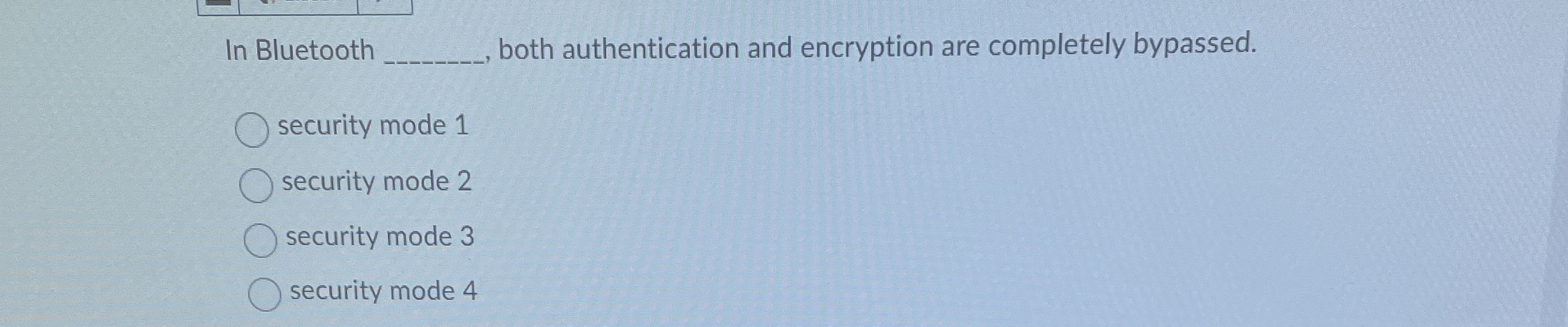 In Bluetooth both authentication and encryption