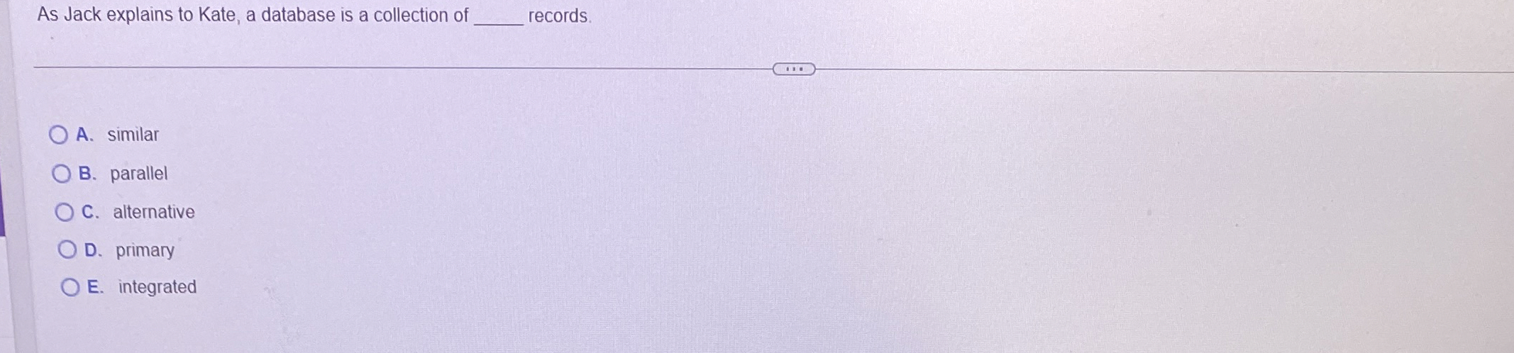 As Jack explains to Kate, a database is a