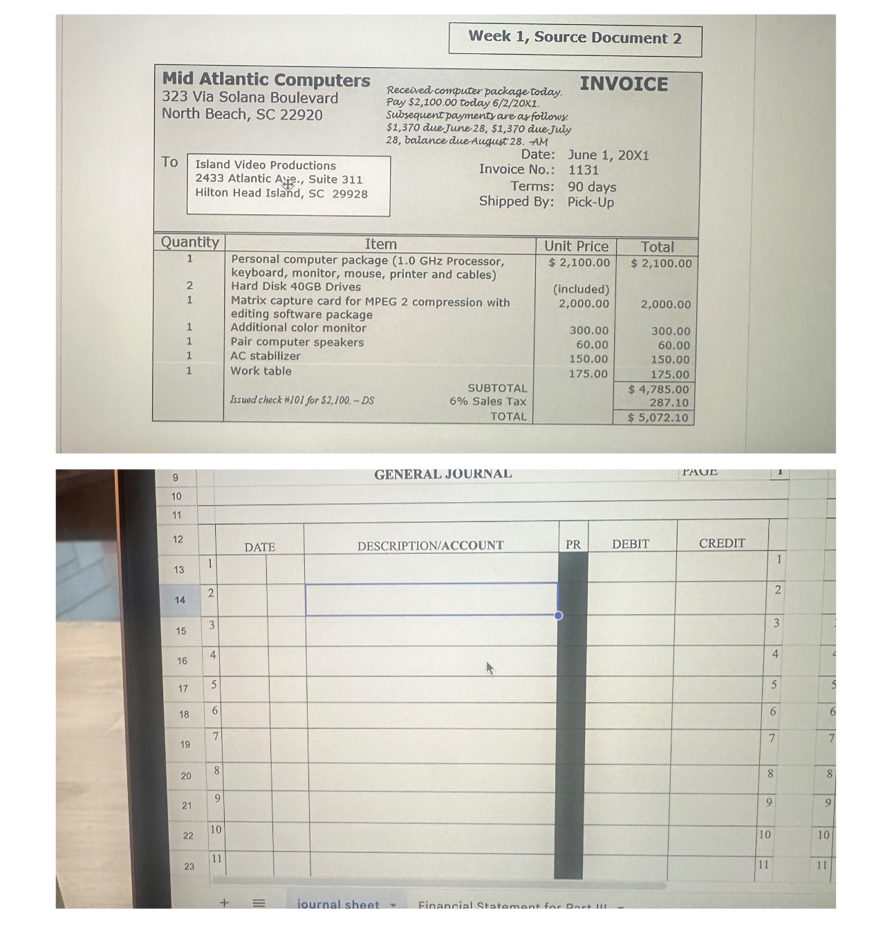 Week 1 , Source Document 2 3 2 3 Via Solana