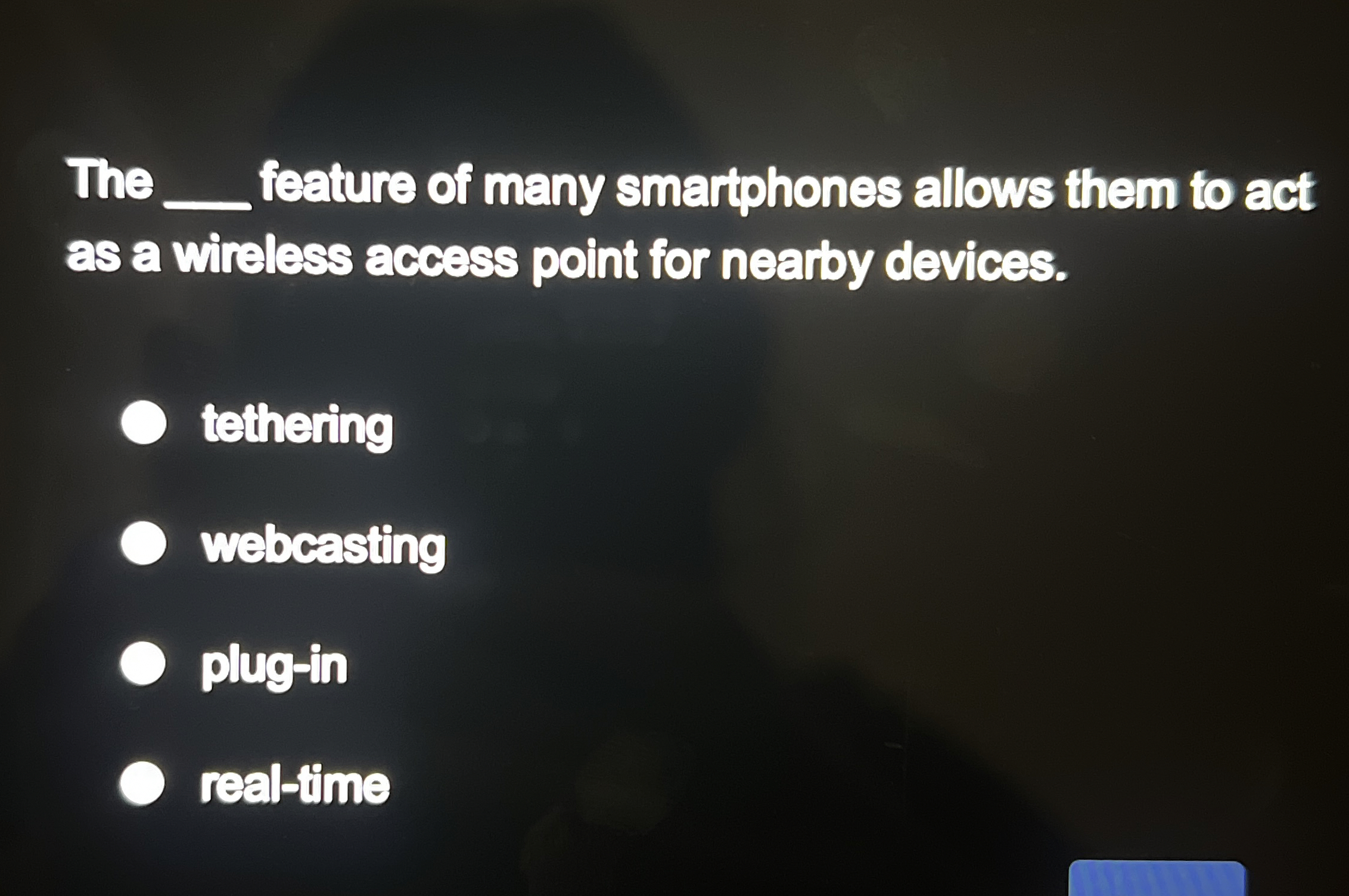 The feature of many smartphones allows them to