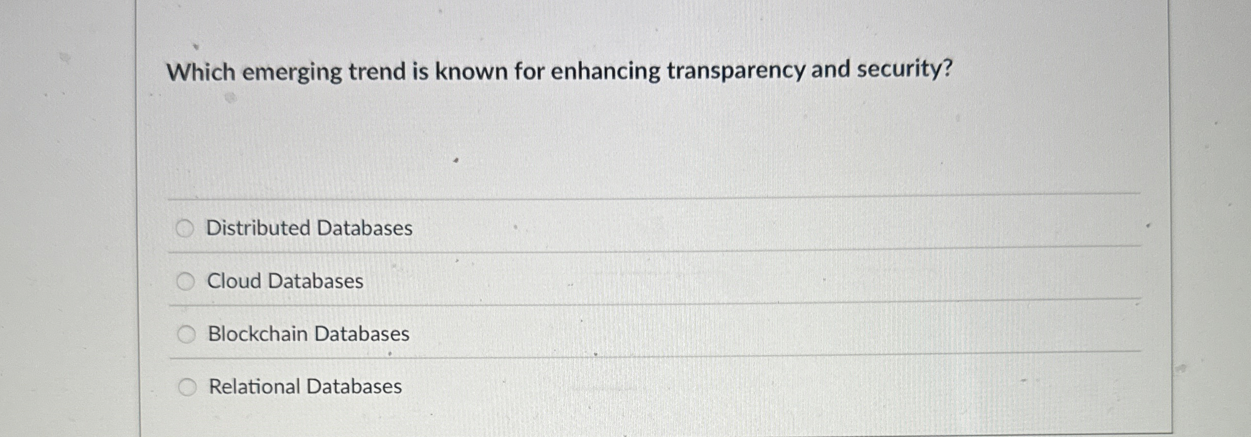 Which emerging trend is known for enhancing