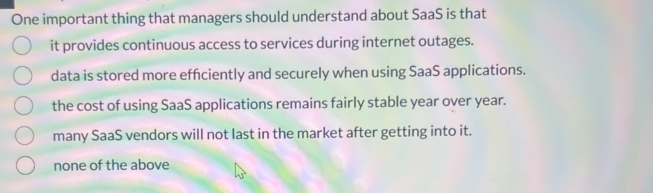 One important thing that managers should