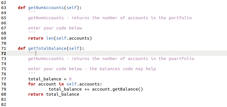 def getNumAccounts ( self ) : ' ' '