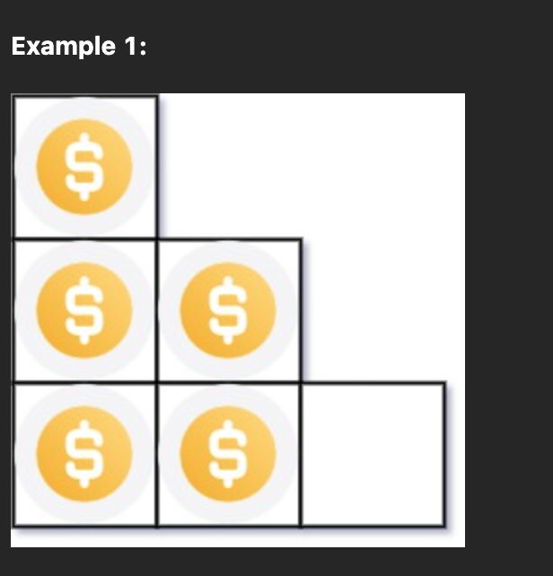 write a code in any language You have n coins and