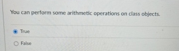 You can perform some arithmetic operations on