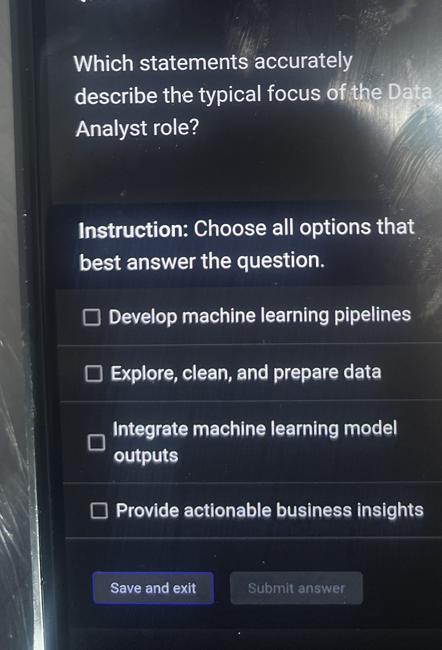 Which statements accurately describe the typical