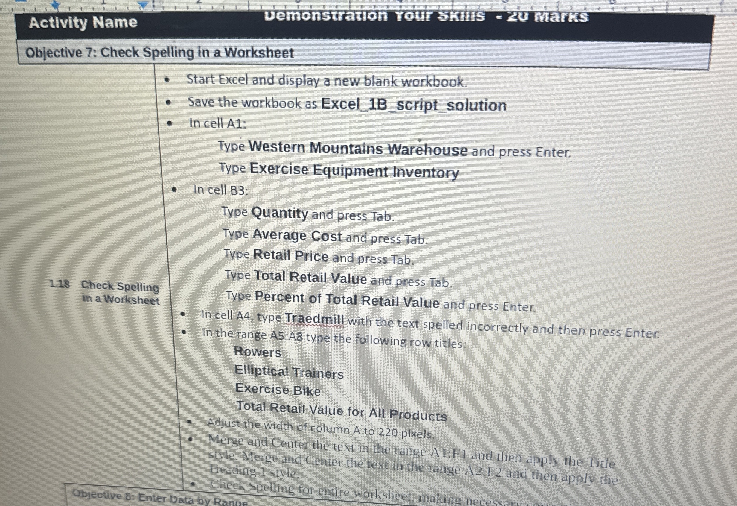 Activity Name vemonstatof rour Skils = 2 0 inkis