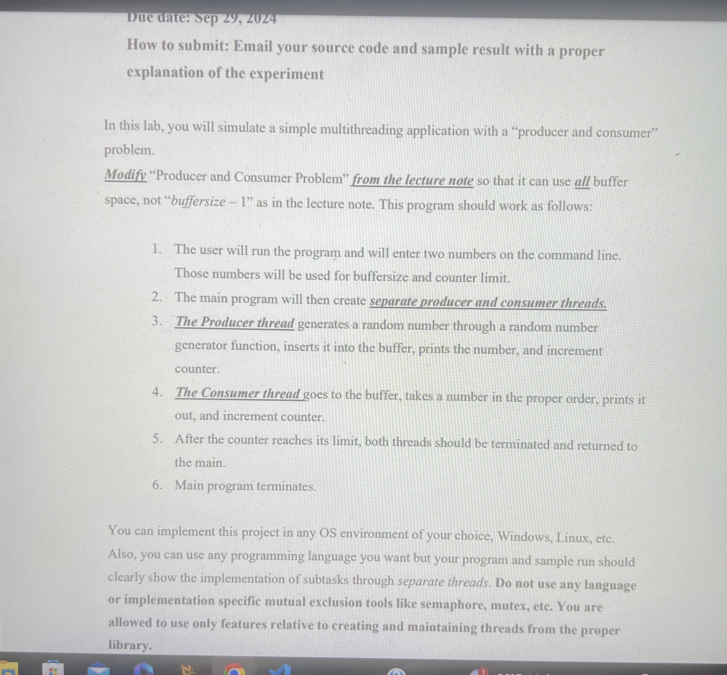 i want to add the producer and consumer codes on