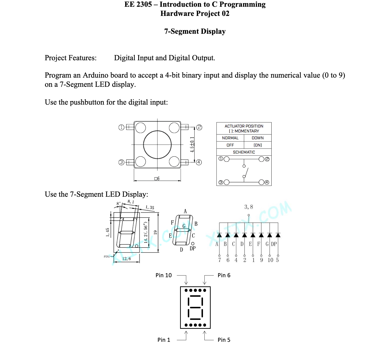 EE 2 3 0 5 - Introduction to C Programming To