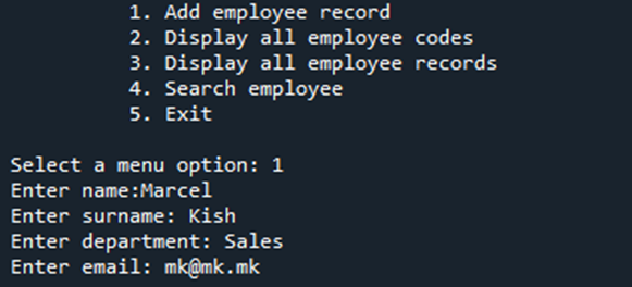 Write a Python program that can be used to store