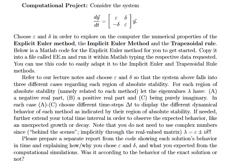 matlab code: clear % % Initial data num _ y ( 1 ,
