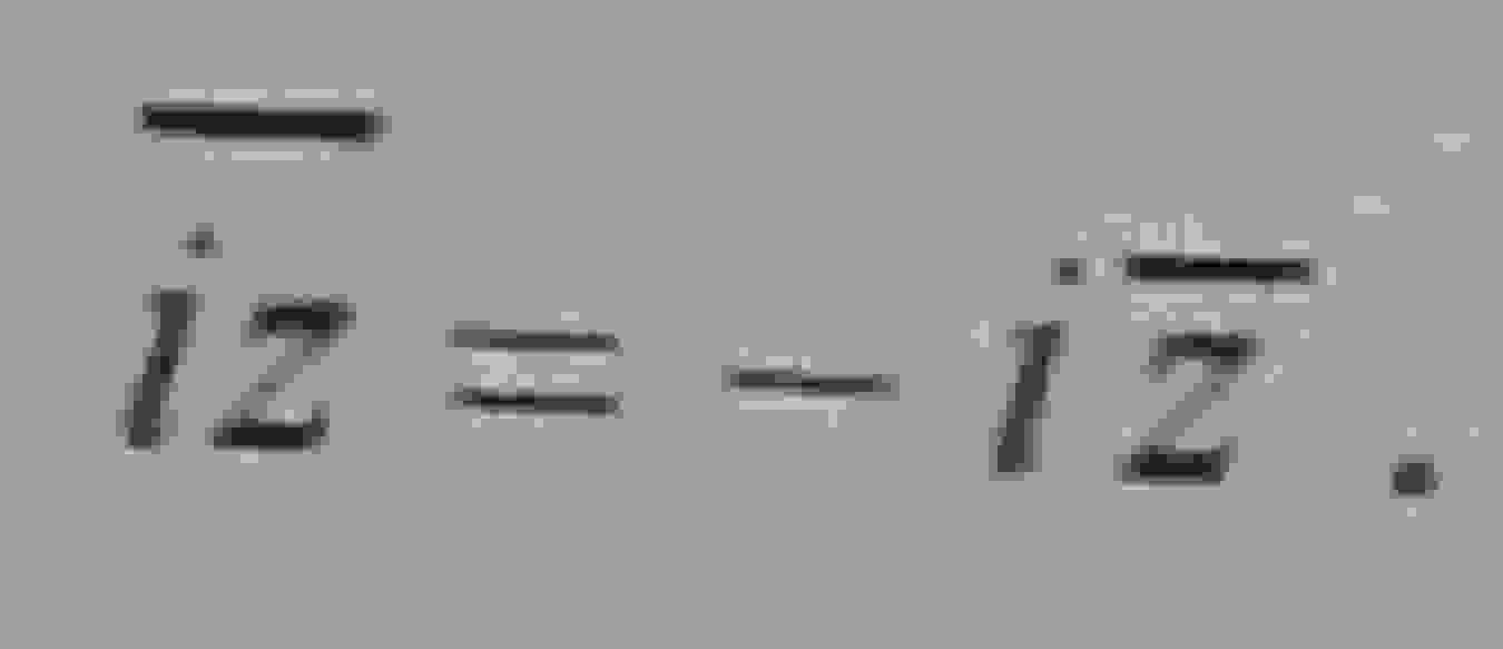 code class = "asciimath" > ( z ) / ( bar ) ( iz )