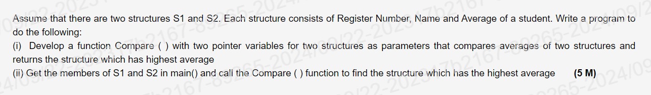 Assume that there are two structures S 1 and S 2