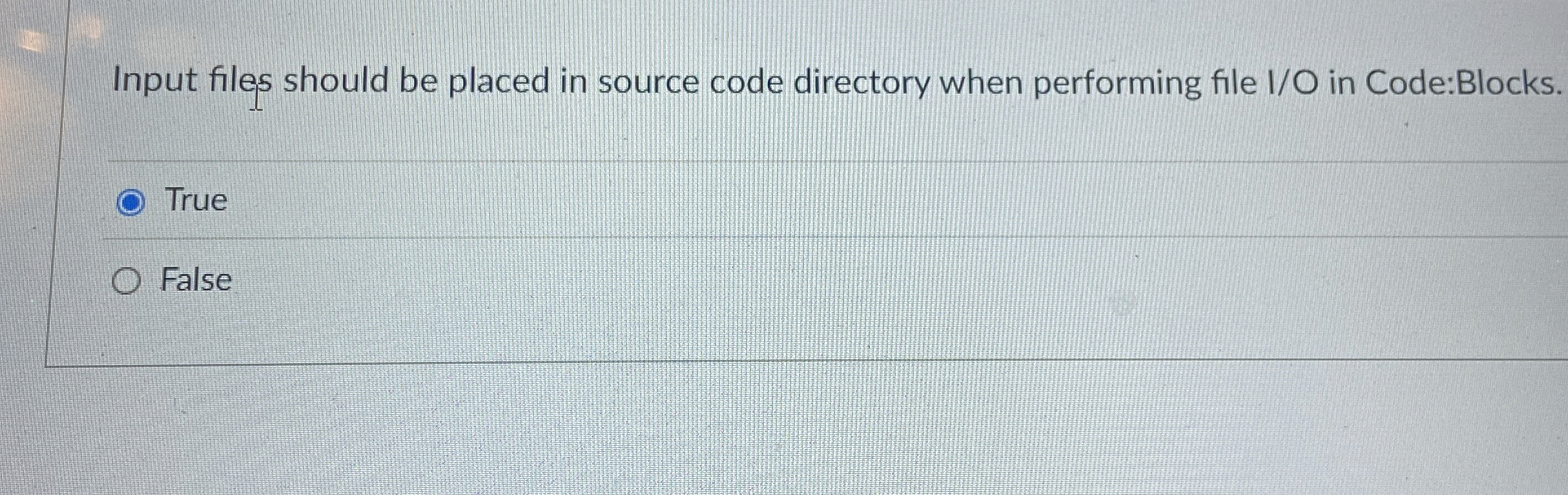 Input files should be placed in source code