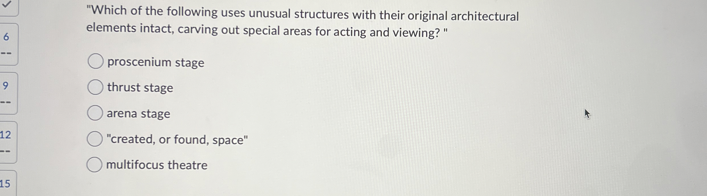 "Which of the following uses unusual structures