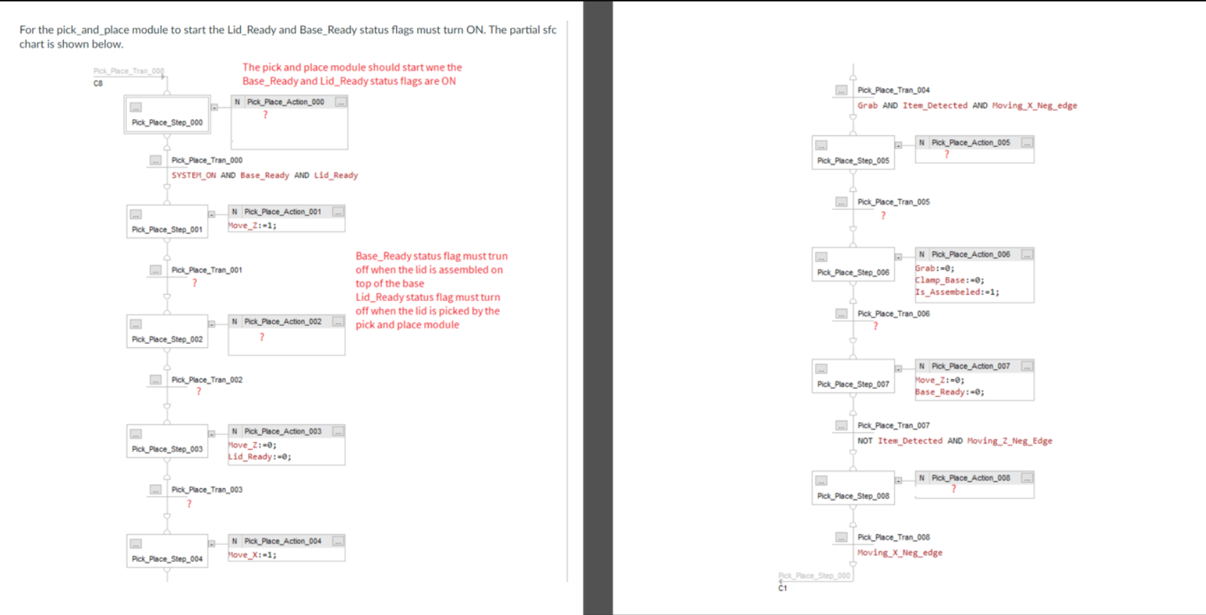 Complete the program for the missing part of the