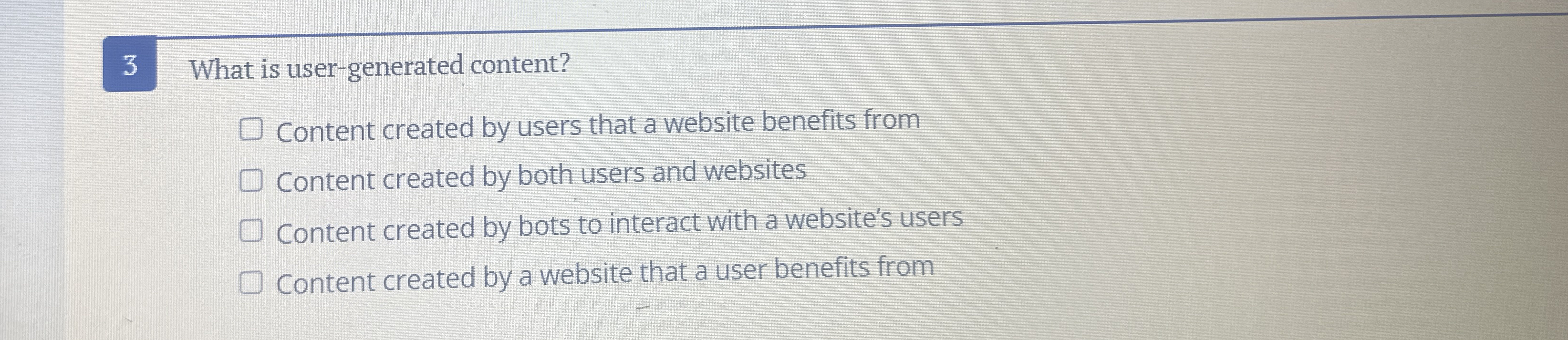 3 What is user - generated content? Content