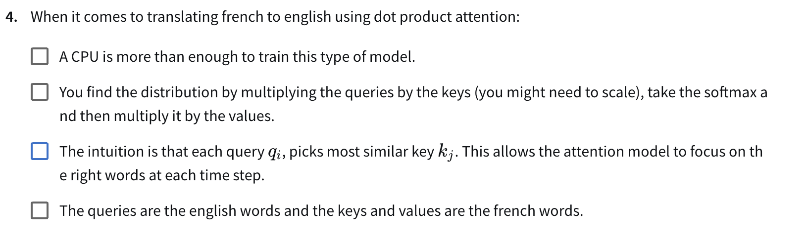 When it comes to translating french to english