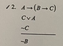 Use direct proof to show the validity of the