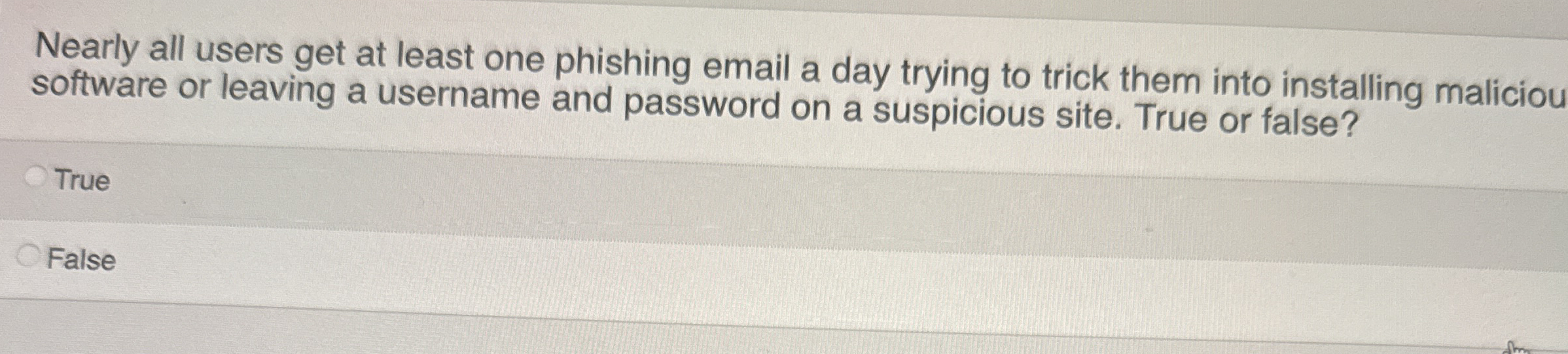 Nearly all users get at least one phishing email