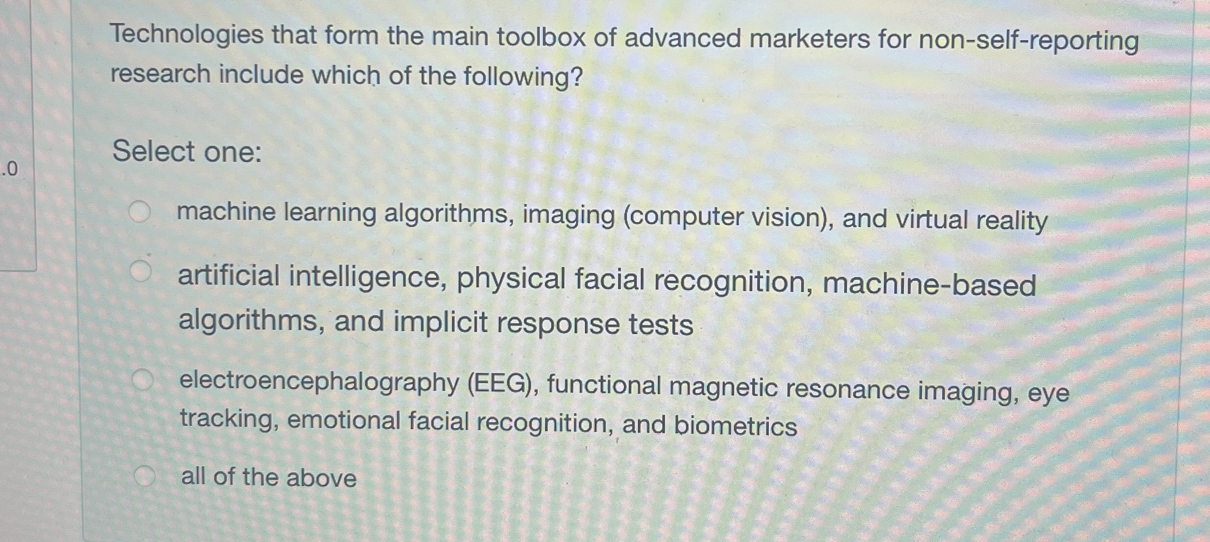 Technologies that form the main toolbox of