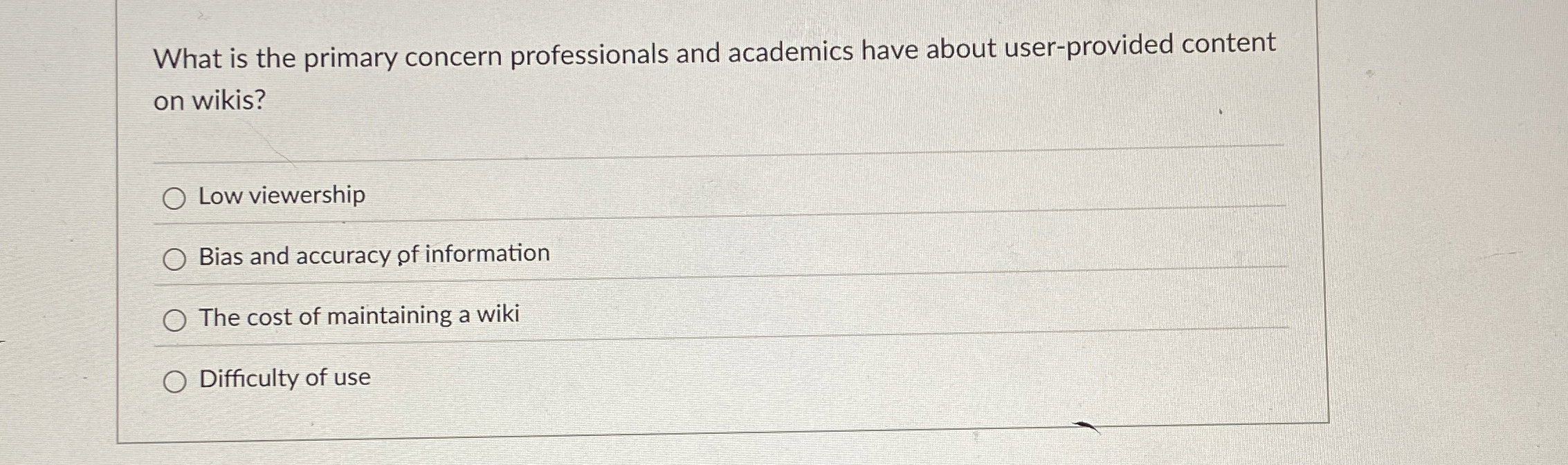 What is the primary concern professionals and