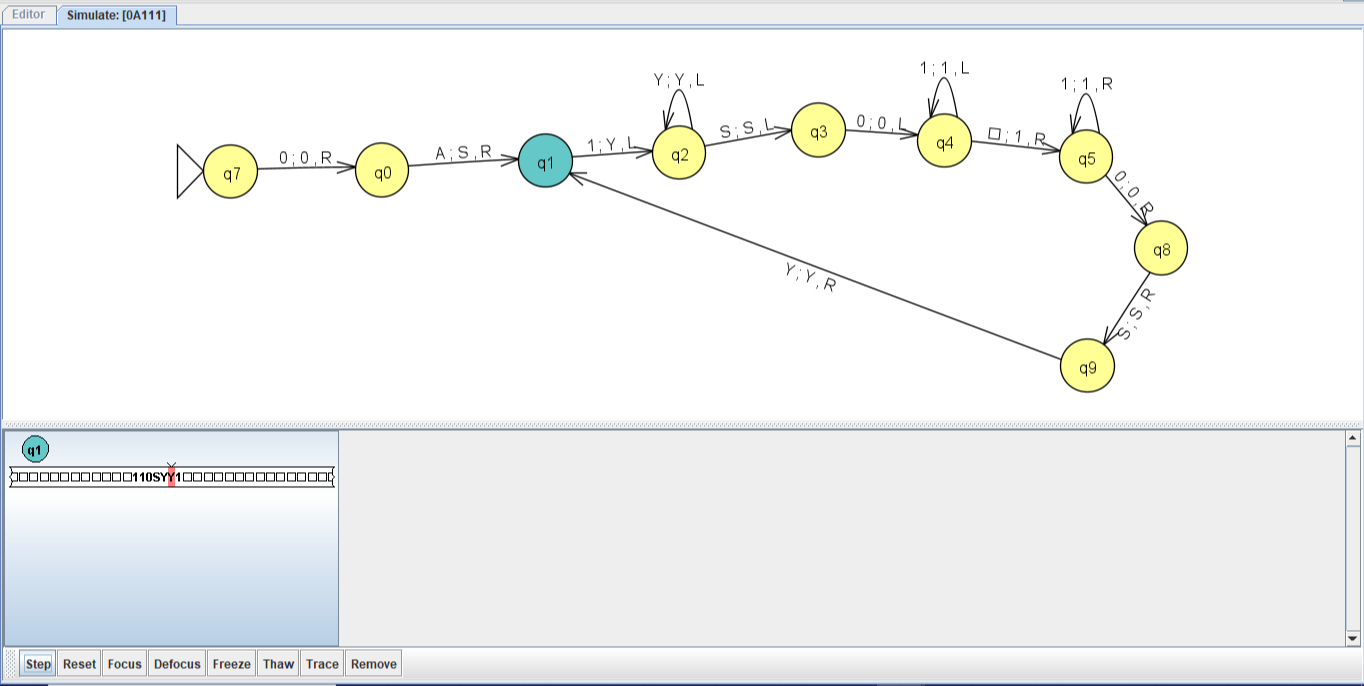 IN THE TURING MACHINE i AM DOING AX: MEANS LOADS