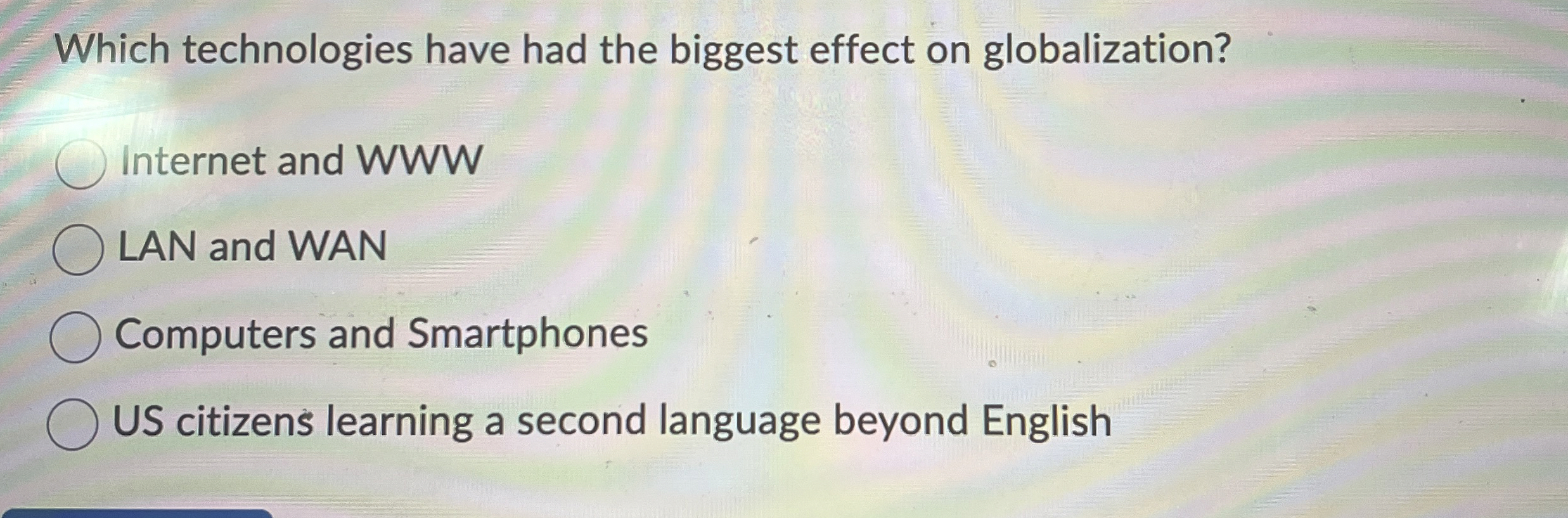 Which technologies have had the biggest effect on