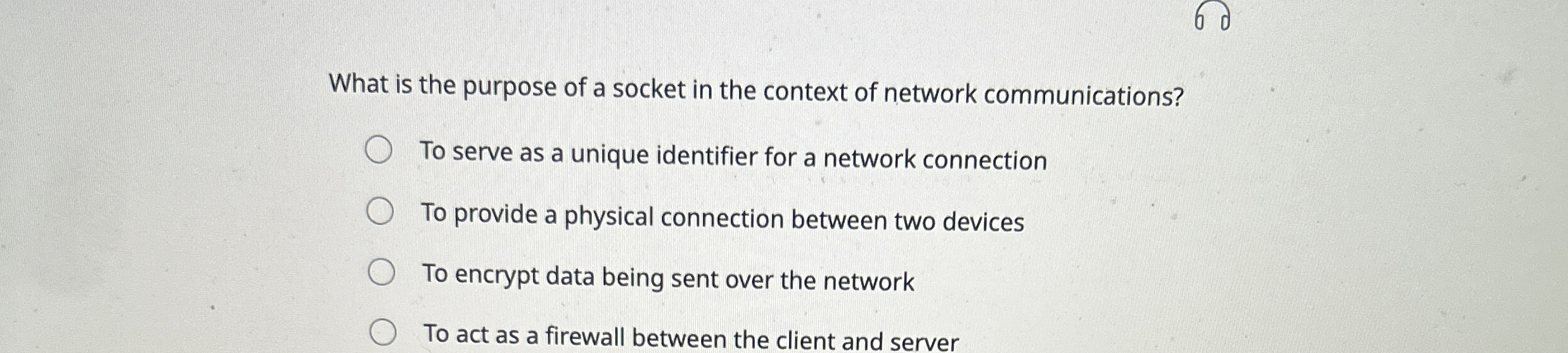 What is the purpose of a socket in the context of