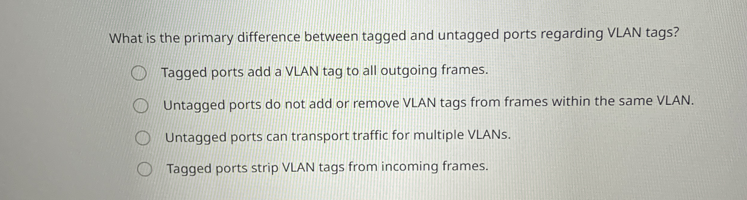 What is the primary difference between tagged and
