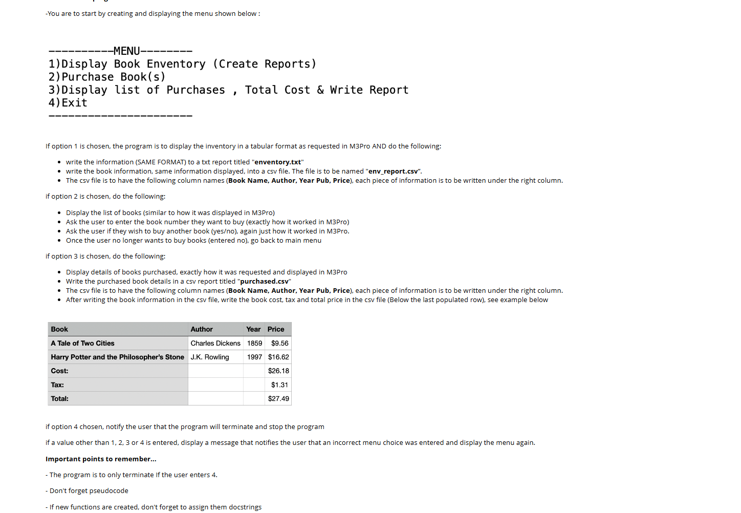 Python The code I already have is pictured below