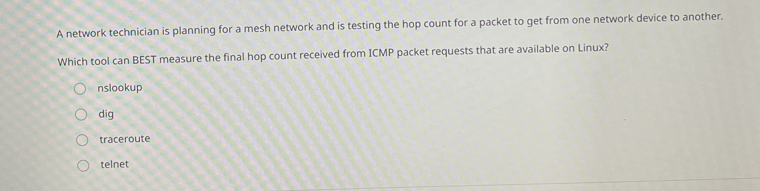 A network technician is planning for a mesh