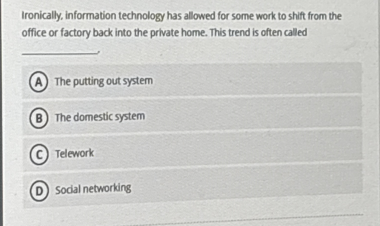 Ironically, information technology has allowed