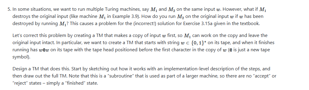 5 . In some situations, we want to run multiple