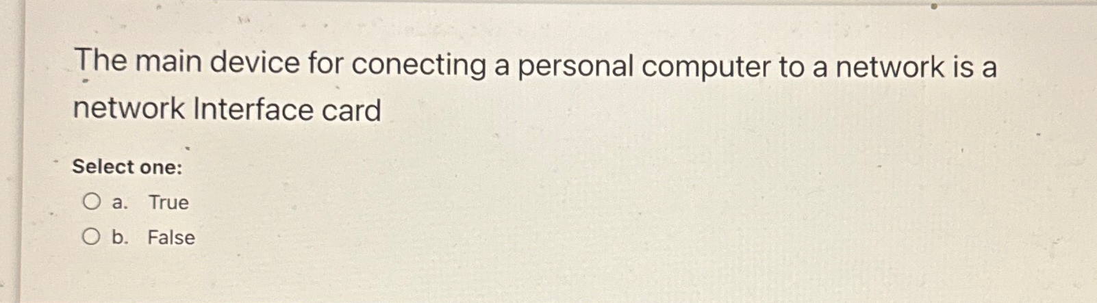 The main device for conecting a personal computer