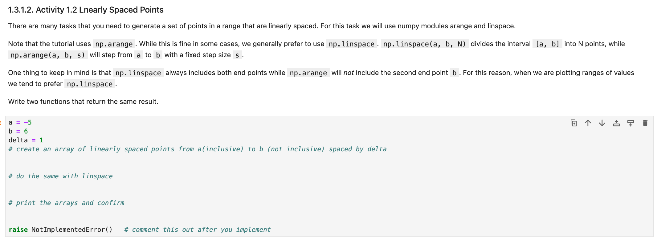 a = - 5 b = 6 delta = 1 do the same with