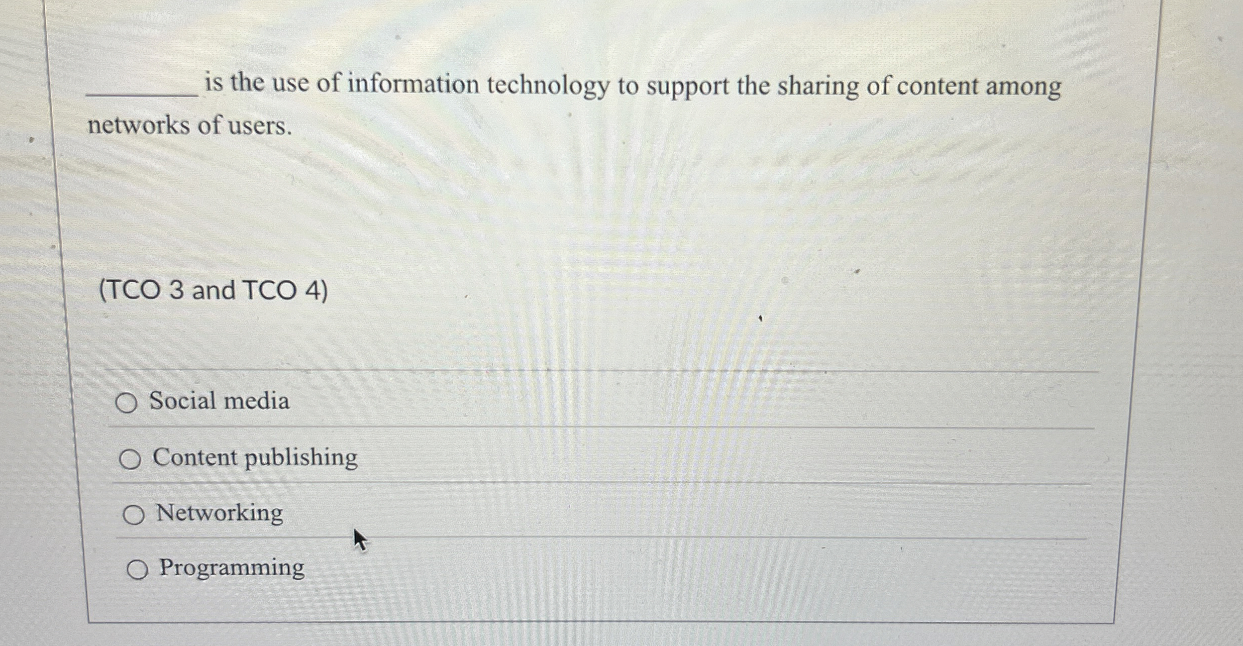 is the use of information technology to support