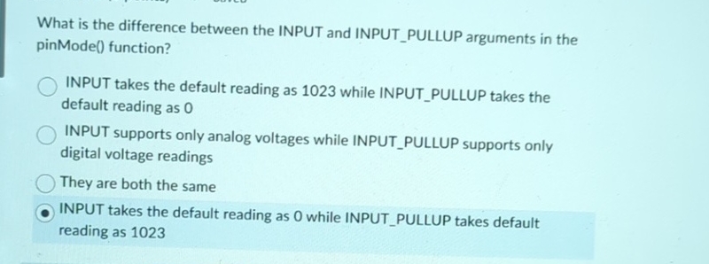 What is the difference between the INPUT and
