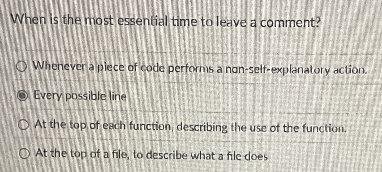 When is the most essential time to leave a