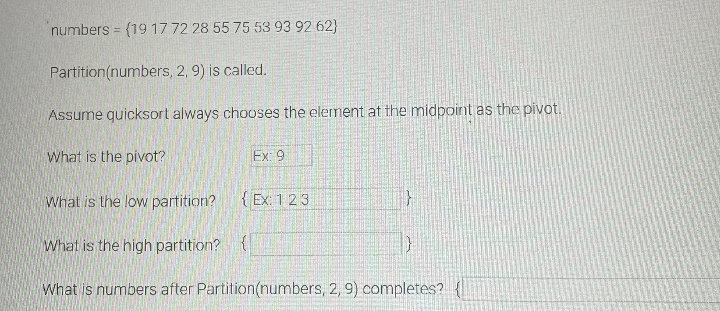 numbers = { 1 9 1 7 7 2 2 8 5 5 7 5 5 3 9 3 9 2 6